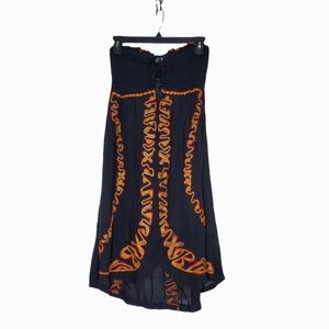 Poupette St Barth Printed Mini Dress Cover UP  Size Large